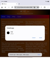 Screenshot Chrome Install